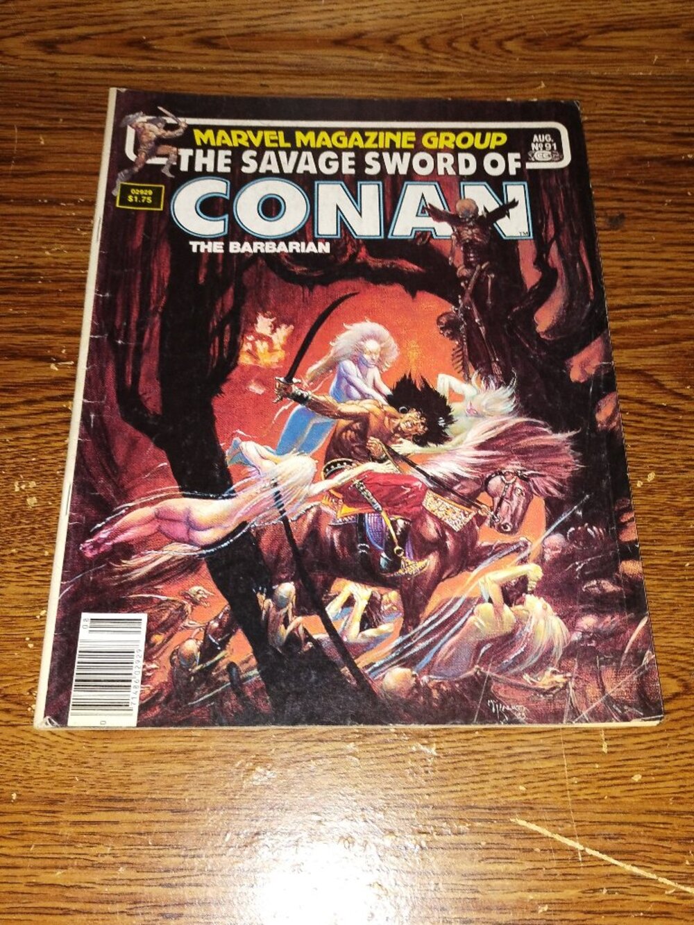 The Savage Sword of Conan the Barbarian #91 (Marvel Magazine, 1983)